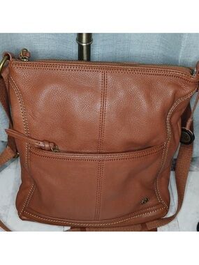 The Sak Brown Iris Leather Shoulder Bag